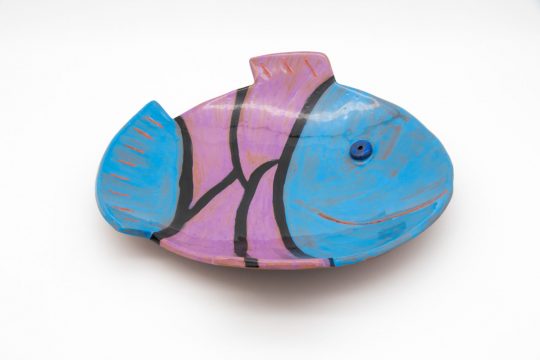 Decorative platter in fish shape