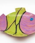 Decorative platter in fish shape