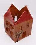 Small house lantern candle holder