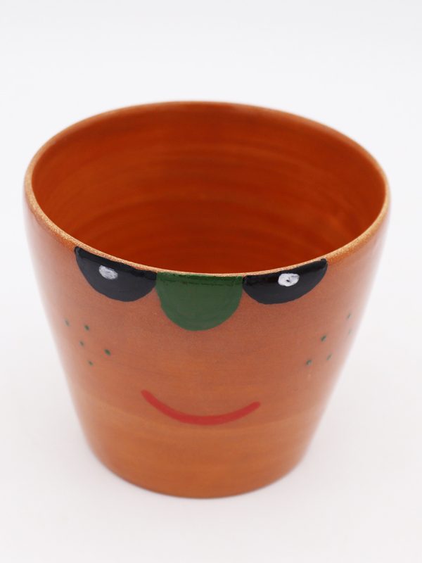Small face flower pot
