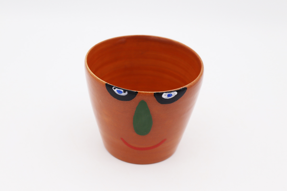 Small face flower pot