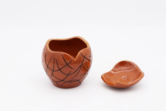 Clay pot with lid